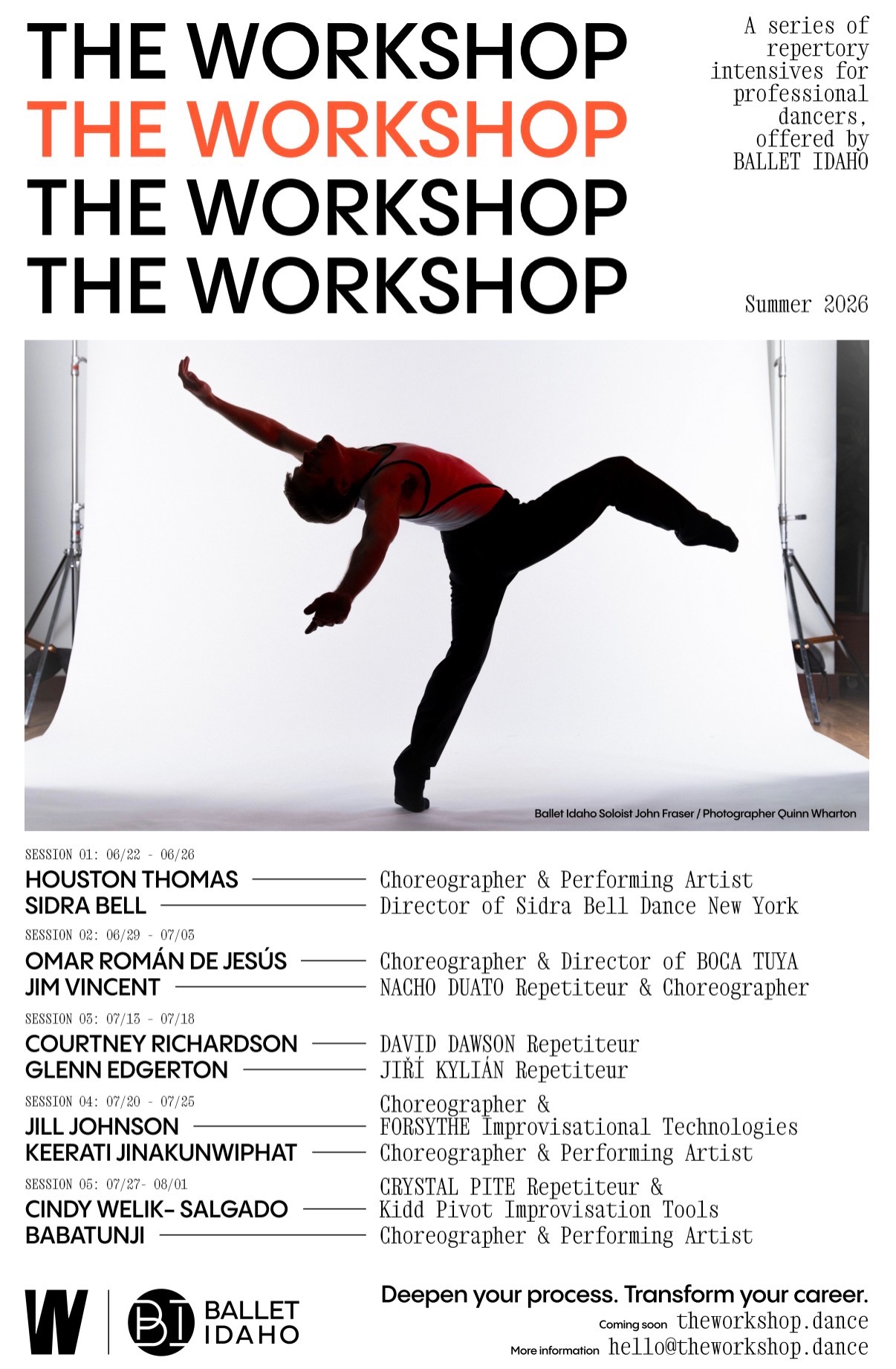 Ballet Idaho Soloist John Fraser — Photographer Quinn Wharton